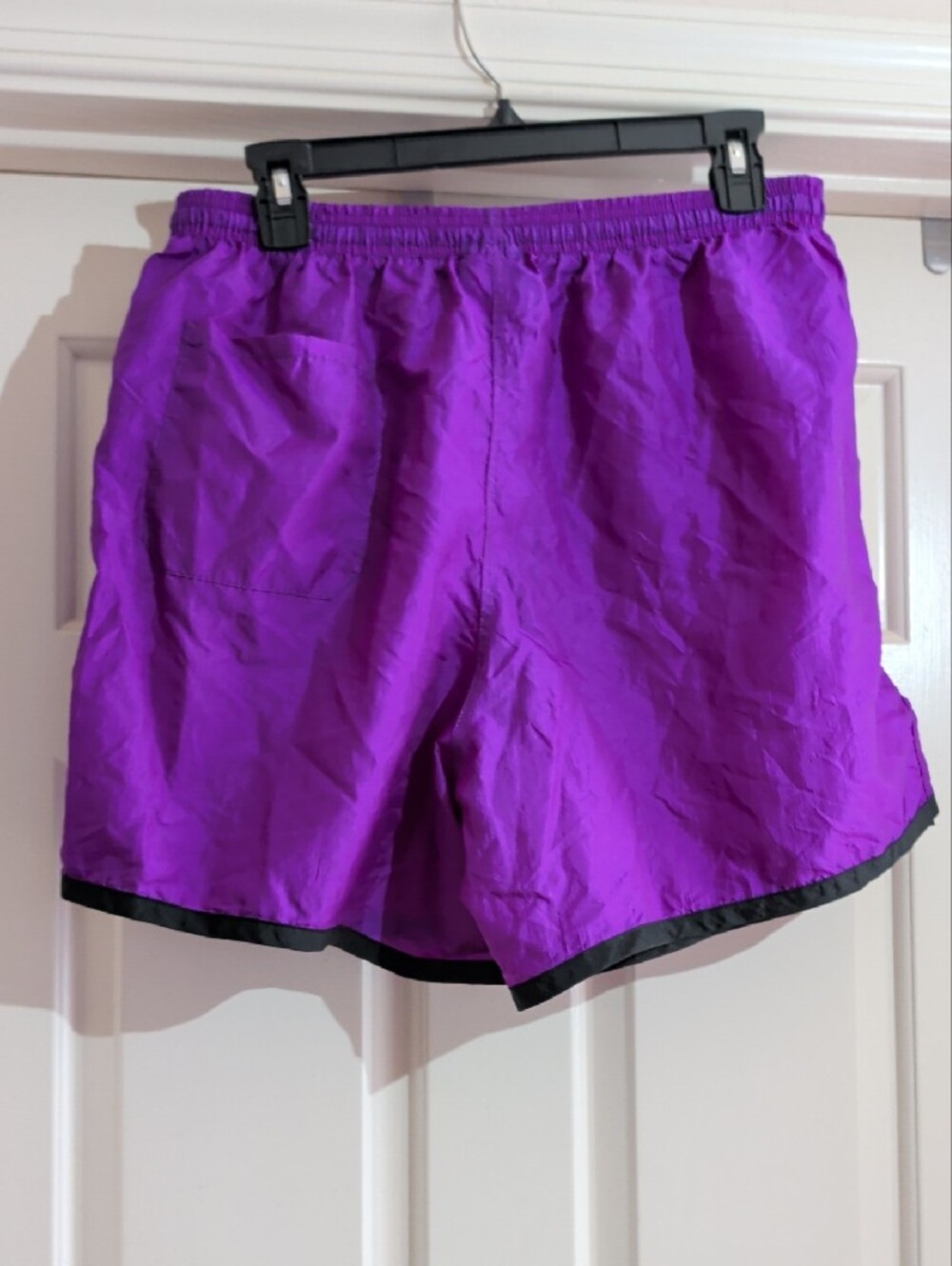 Umbro Purple Athletic Shorts with Black Trim - Picture 6 of 10